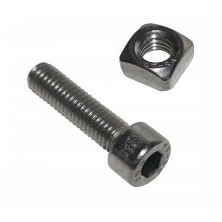 skrutka s maticou SOLAR do FVE profilu M8